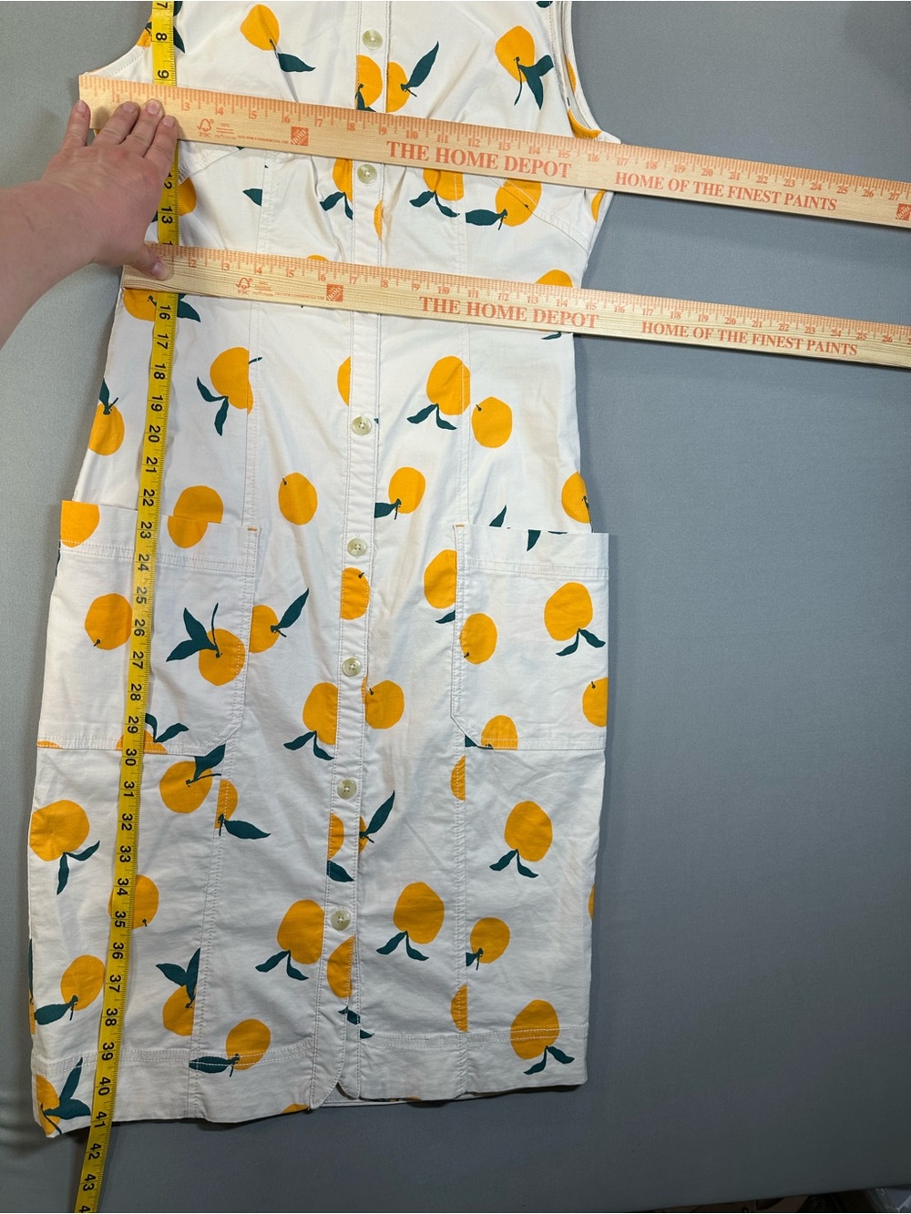 NWT Maeve x Anthropologie Dylan Mierzwinski Colette Citrus Midi Dress - Medium - Picture 14 of 16